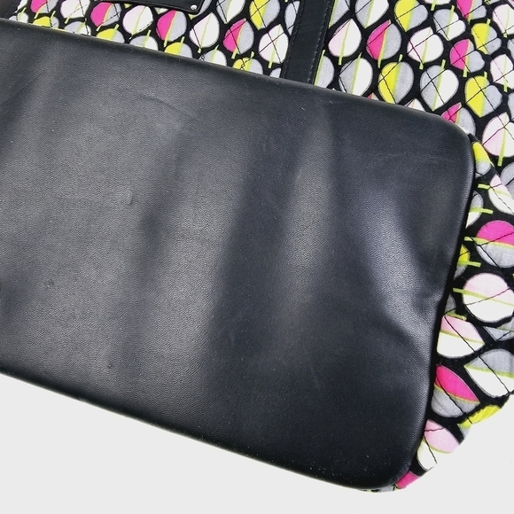 Vera Bradley Large Tote Bag Leaf Pattern - Picture 9 of 9